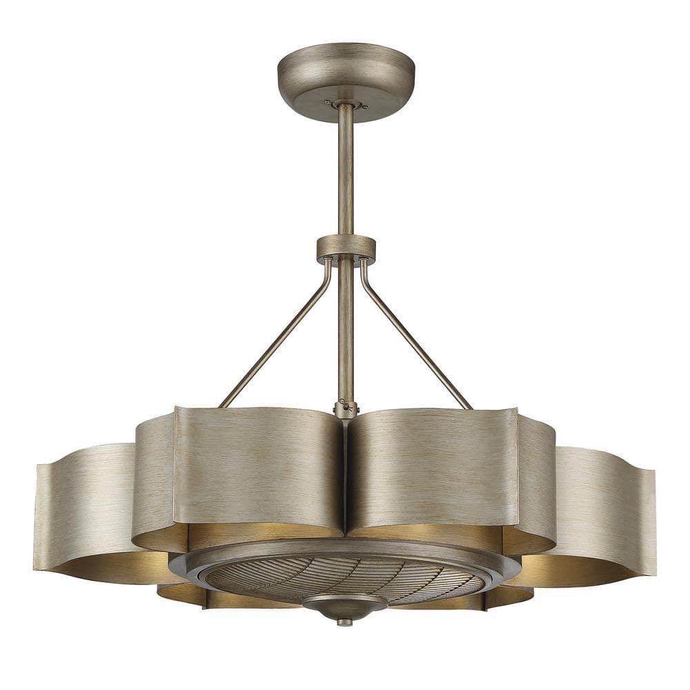 Savoy House Stockholm 31 in. W x 11.88 in. H 6Light Indoor Silver