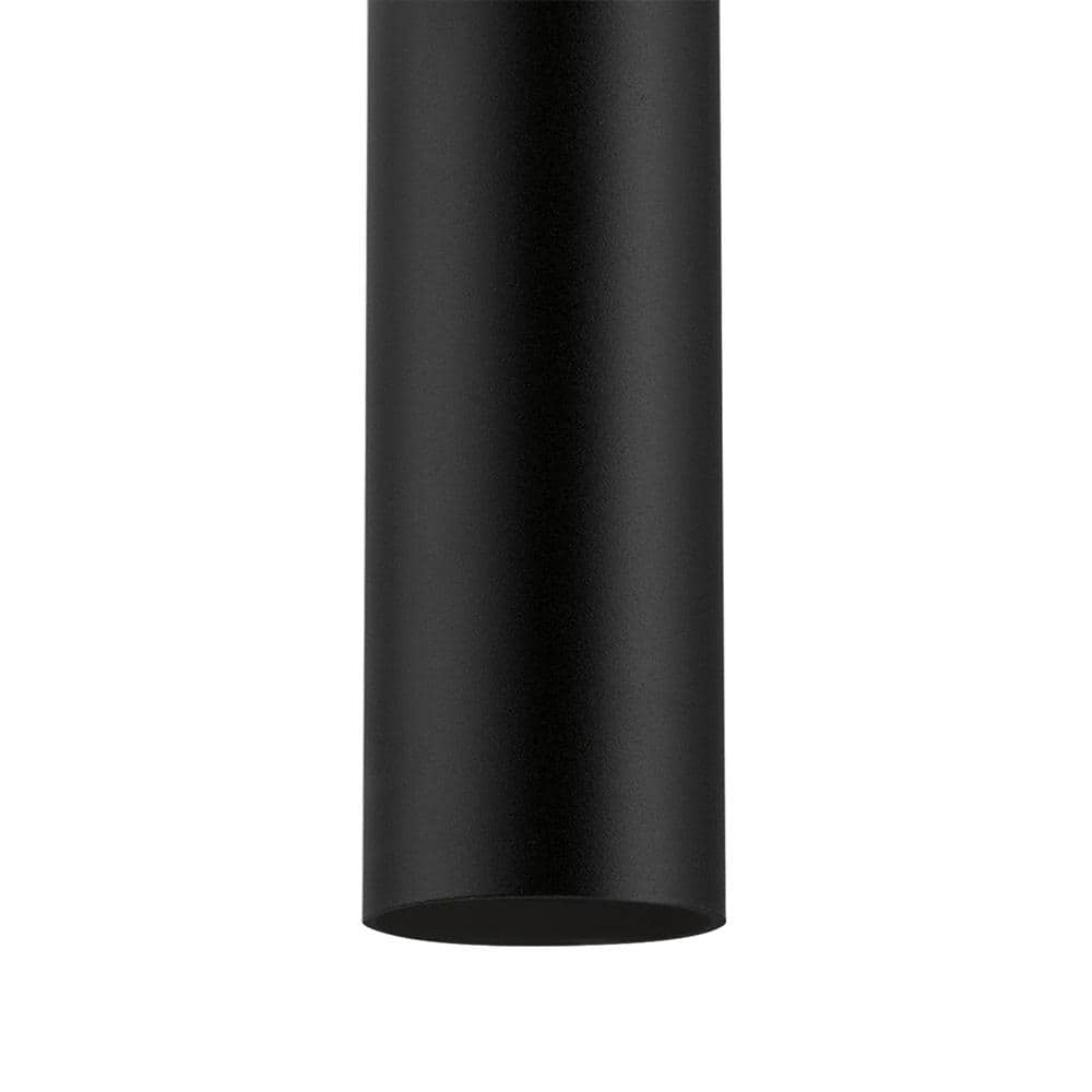 Matte Black 16" LED Indoor/Outdoor Mini Pendant Light