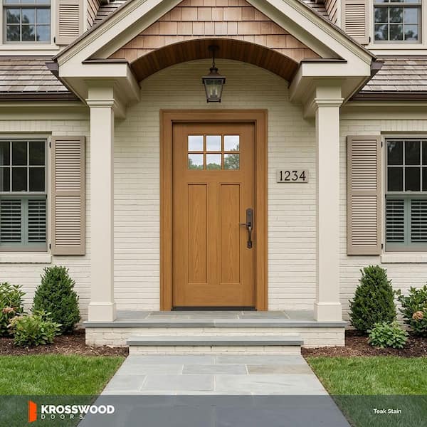 Krosswood Doors 36in.x79in. Craftsman 6-Lite Clear Glass RH