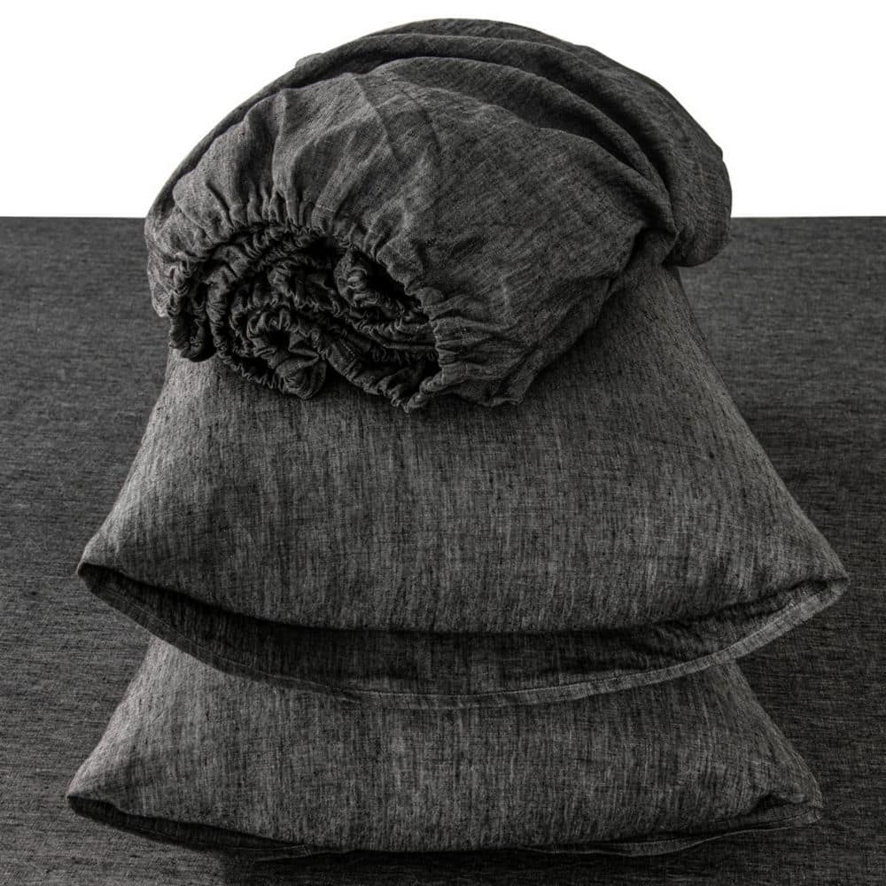 4 Onyx Solid Color Linen Split California King Fitted Sheet price history on PriceWatchPro