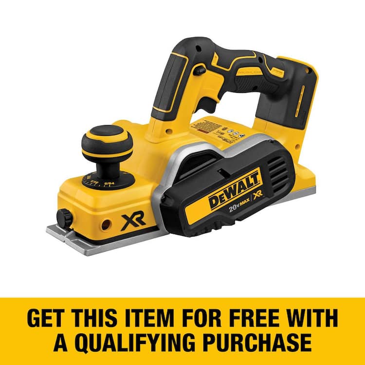 DEWALT 20V MAX XR Cordless Brushless 3-1/4 in. Planer (Tool Only)