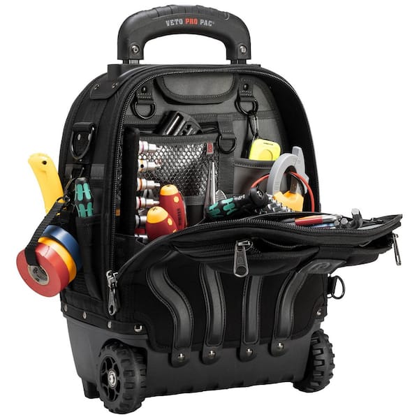VETO PRO PAC 14 in. Blackout Small Wheeled Backpack VPP10873 - The