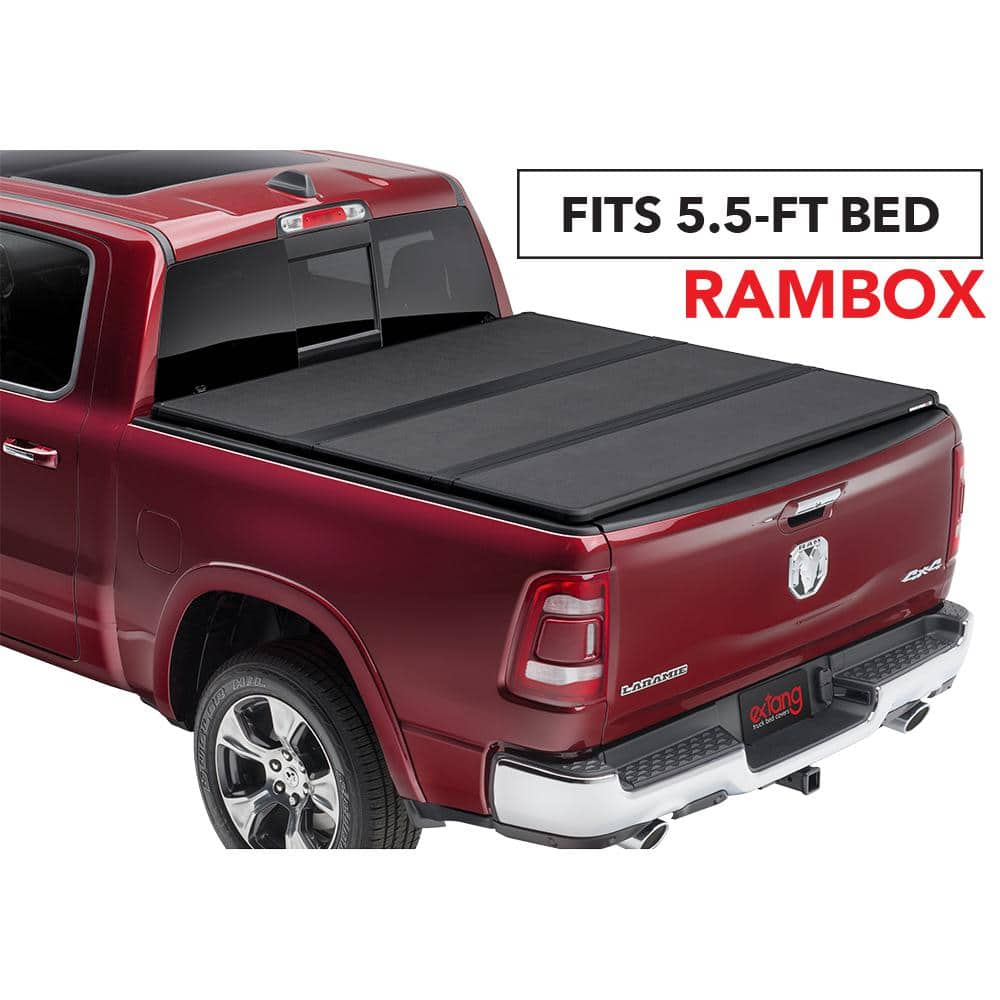 Extang Solid Fold 2 0 Tonneau Cover For 19 New Body Style Ram 5 Ft 7 In Bed With Rambox 83424 The Home Depot