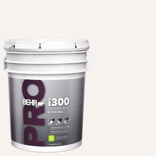 5 gal. #PR-W14 Bit of Sugar Eggshell Interior Paint