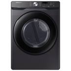 7.5 cu. ft. 240-Volt Black Stainless Dryer with Sensor Dryer (Pedestals Sold Separately)