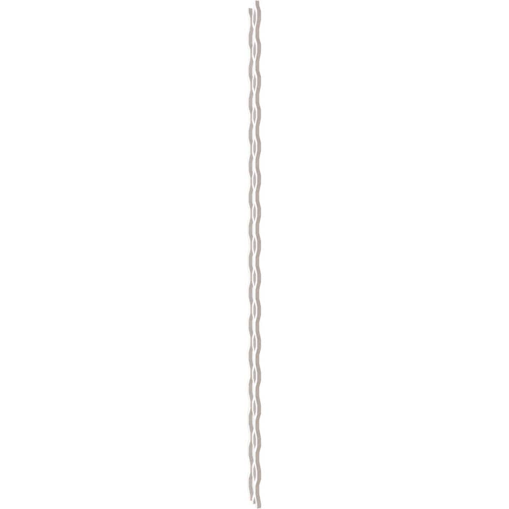 94" Unfinished PVC Decorative Slat Wall Panel Kit