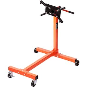 Engine Stand, 750 lbs. (3/8 Ton) Rotating Engine Motor Stand with 360 Degree Adjustable Head Cast Iron Motor Hoist Dolly