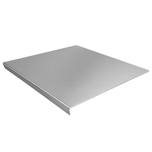 304 Stainless Steel Rectangle Cutting Board, 12.60 x 15.75 in. Anti-Slip Kitchen Chopping Board