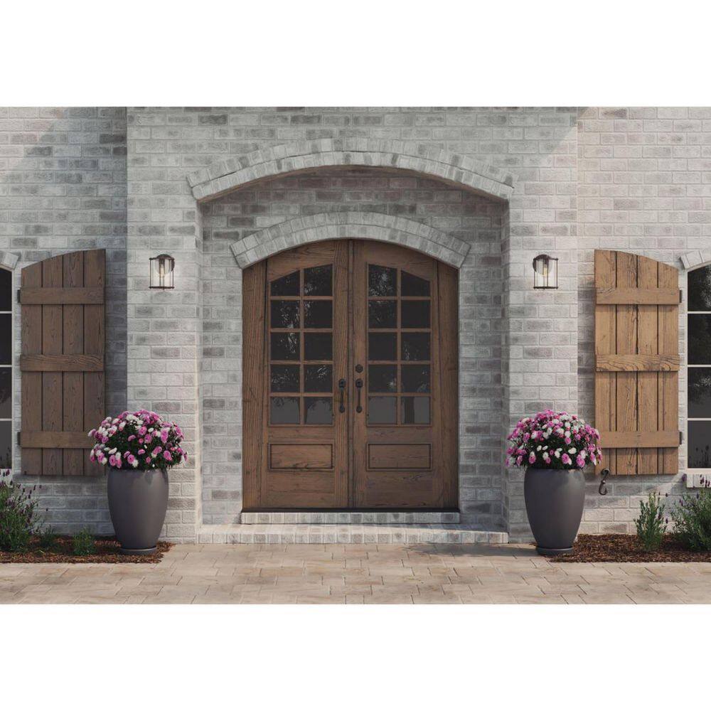 Bronze Dimmable Direct Wired Lantern Sconce