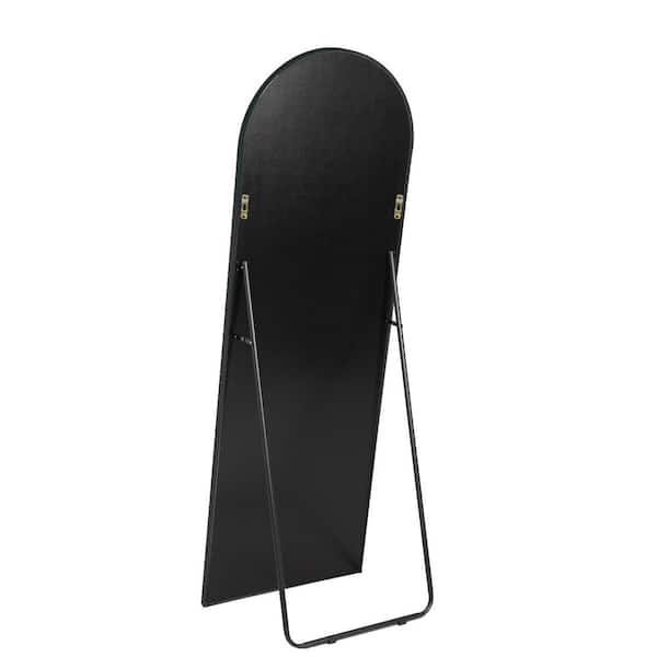 22 in. W x 65 in. H inch Metal Arch Stand Full Length Mirror