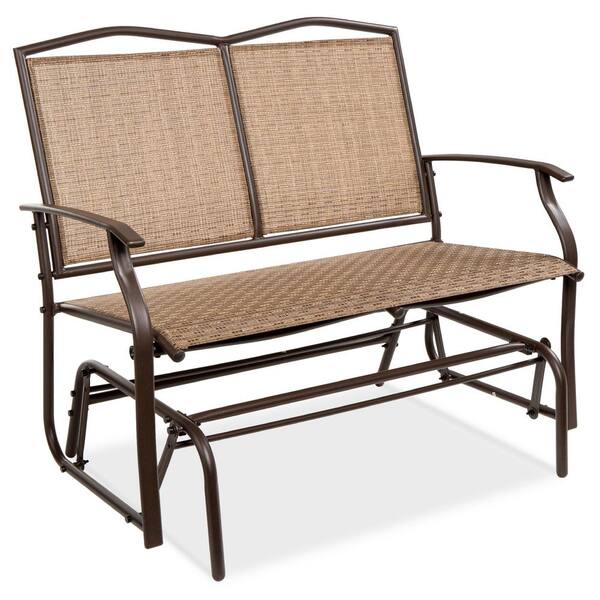 Outdoor Rocking Chair Front Porch Patio Wide Swing Glider Chair 48" Rocker 