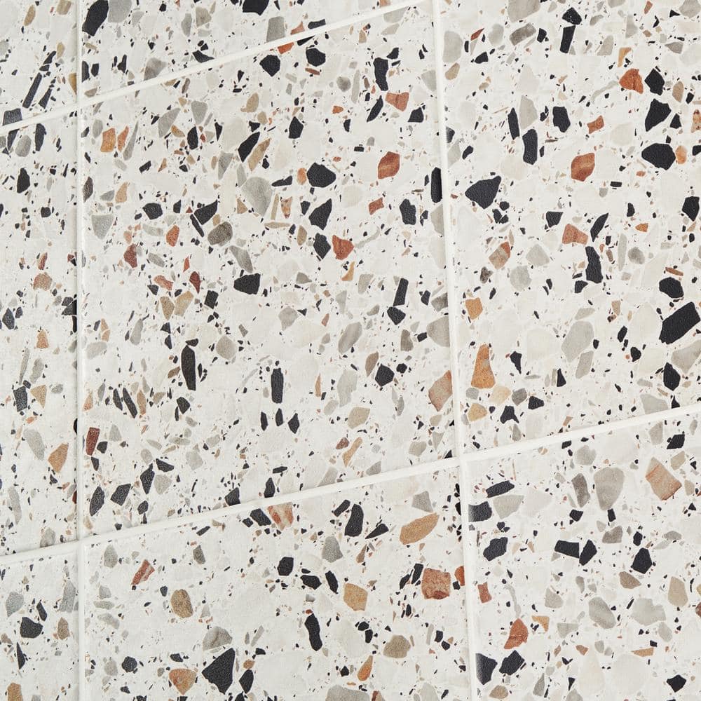 Grain Light Gray 8x8 Matte Porcelain Floor and Wall Tile