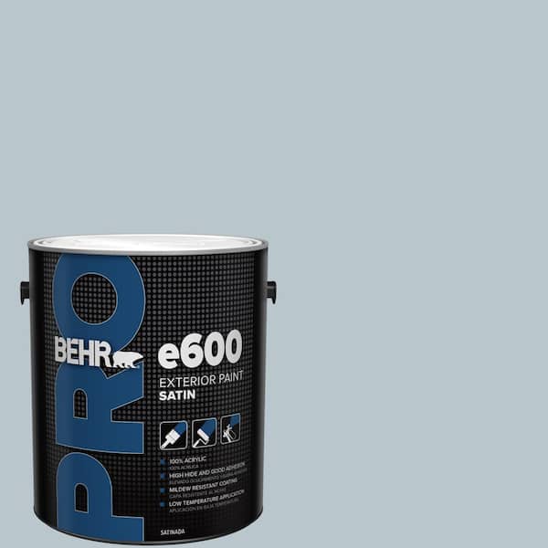 BEHR PRO 1 gal. #N480-2 Flowing Breeze Satin Exterior Paint