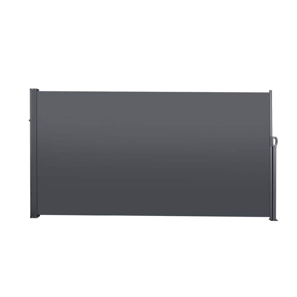 10 ft. x 5 ft. Grey Metal Patio Privacy Screen for Garden Fence price history on PriceWatchPro