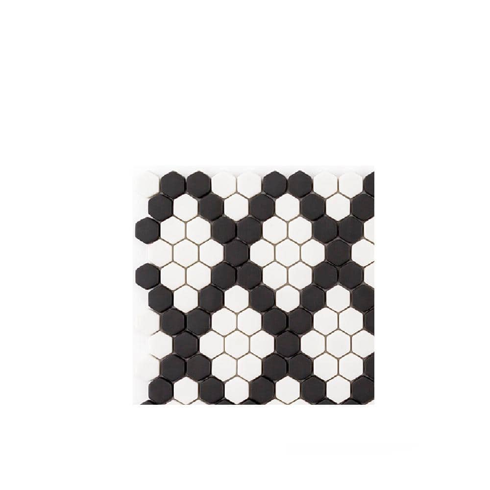 Take Home Tile Sample - Diamond Pattern White 4 in. x 4 in. Matte Glass Mosaic price history on PriceWatchPro
