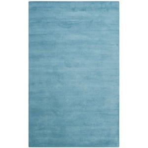 Himalaya Blue 2 ft. x 3 ft. Gradient Solid Area Rug