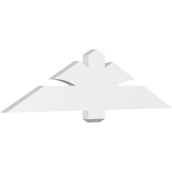 Ekena Millwork Redmond 60 in. W x 15 in. H x 2 in. D Signature Polyurethane Bracket