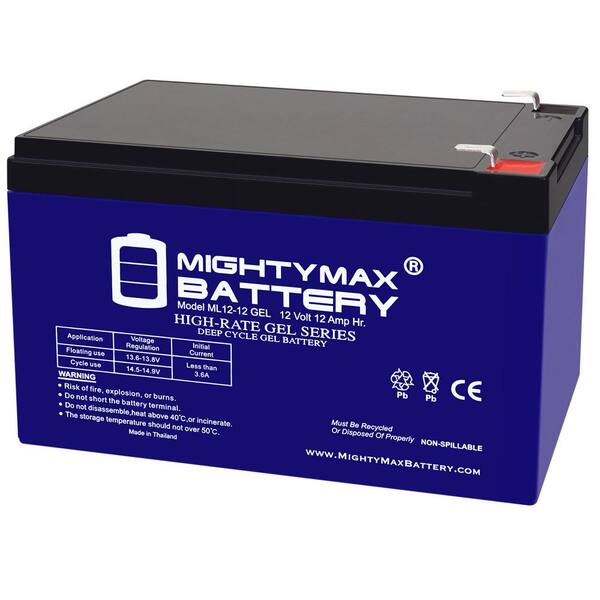 12V 12AH GEL F2 Replacement Battery Compatible with Haijiu 6-DFM-12A
