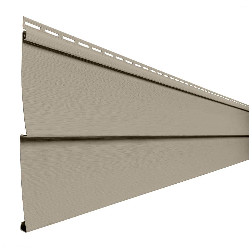 Ply Gem Double 5 in. x 144 in. Khaki Lap Vinyl Siding PC50N4H The