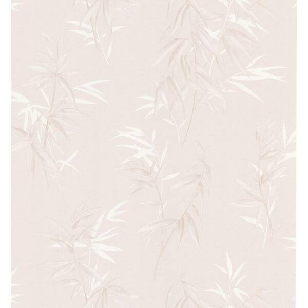 Brewster Bamboo Neutral Wallpaper Sample