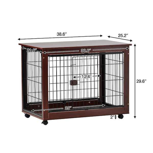 Large size outlet dog crate dimensions