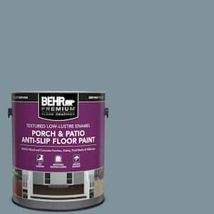 1 gal. #PFC-54 Blue Tundra Textured Low-Lustre Enamel Interior/Exterior Porch and Patio Anti-Slip Floor Paint