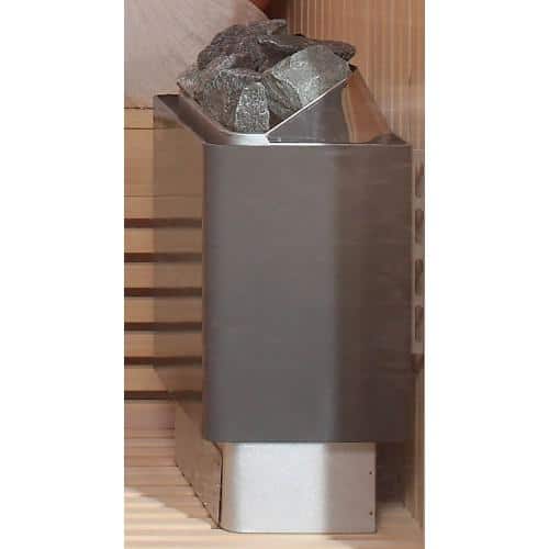 Westlake 3-Person Traditional Sauna with Cultured Stone and Hardwood