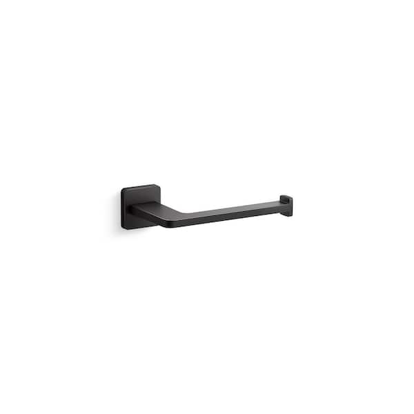 KOHLER Mavera Wall Mounted Toilet Paper Holder in Matte Black