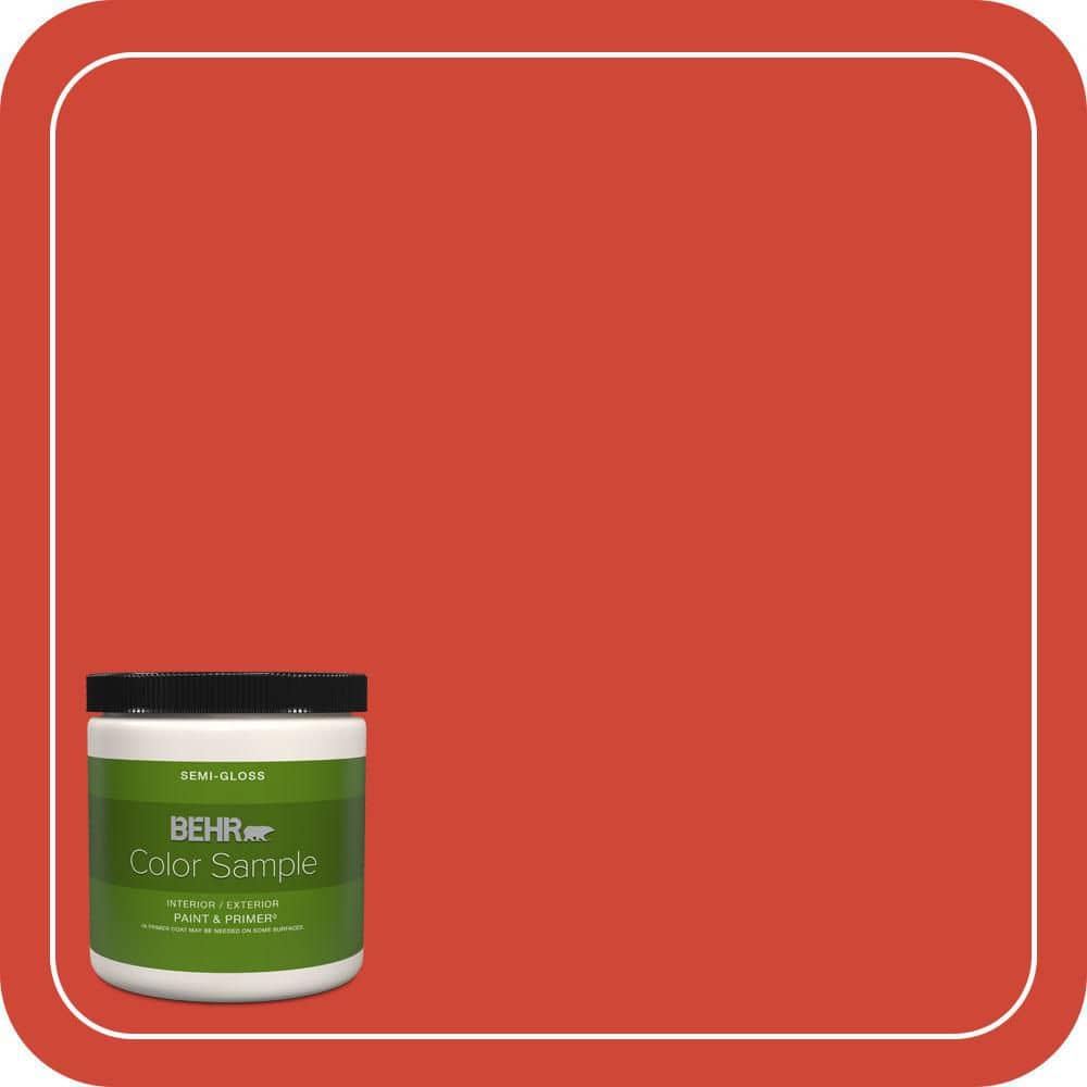 8 oz. #180B-7 Chili Pepper Semi-Gloss Interior/Exterior Paint & Primer Color Sample price history on PriceWatchPro