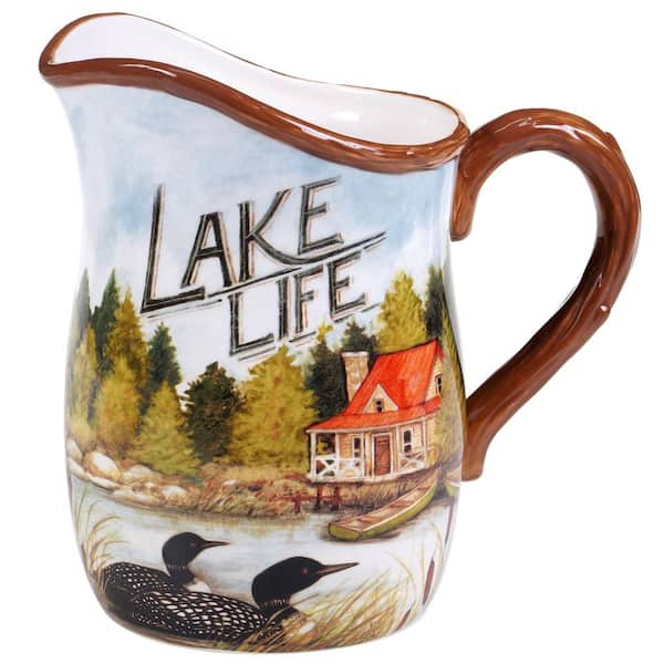 Certified International 3 Qt. Lake Life Pitcher