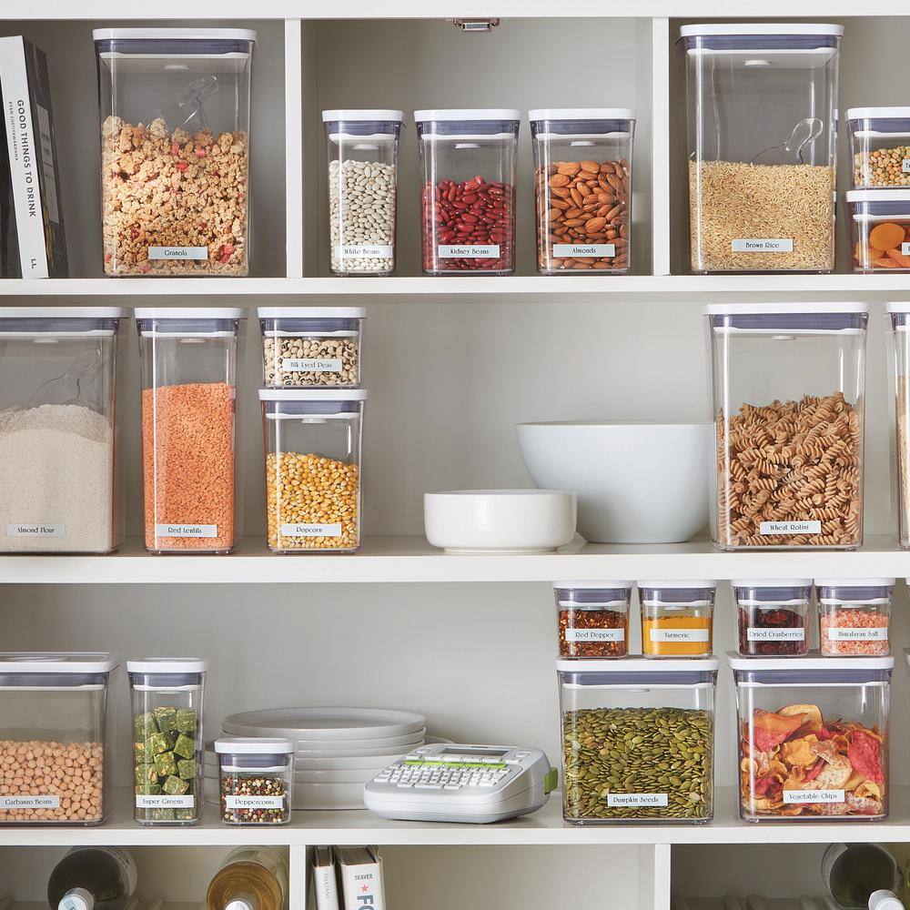 Sleek 20-Piece Stainless Steel & Clear Airtight Food Storage Set