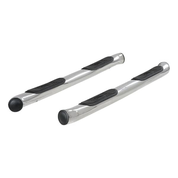 Aries 3-Inch Round Polished Stainless Steel Nerf Bars, No-Drill, Select Jeep Liberty