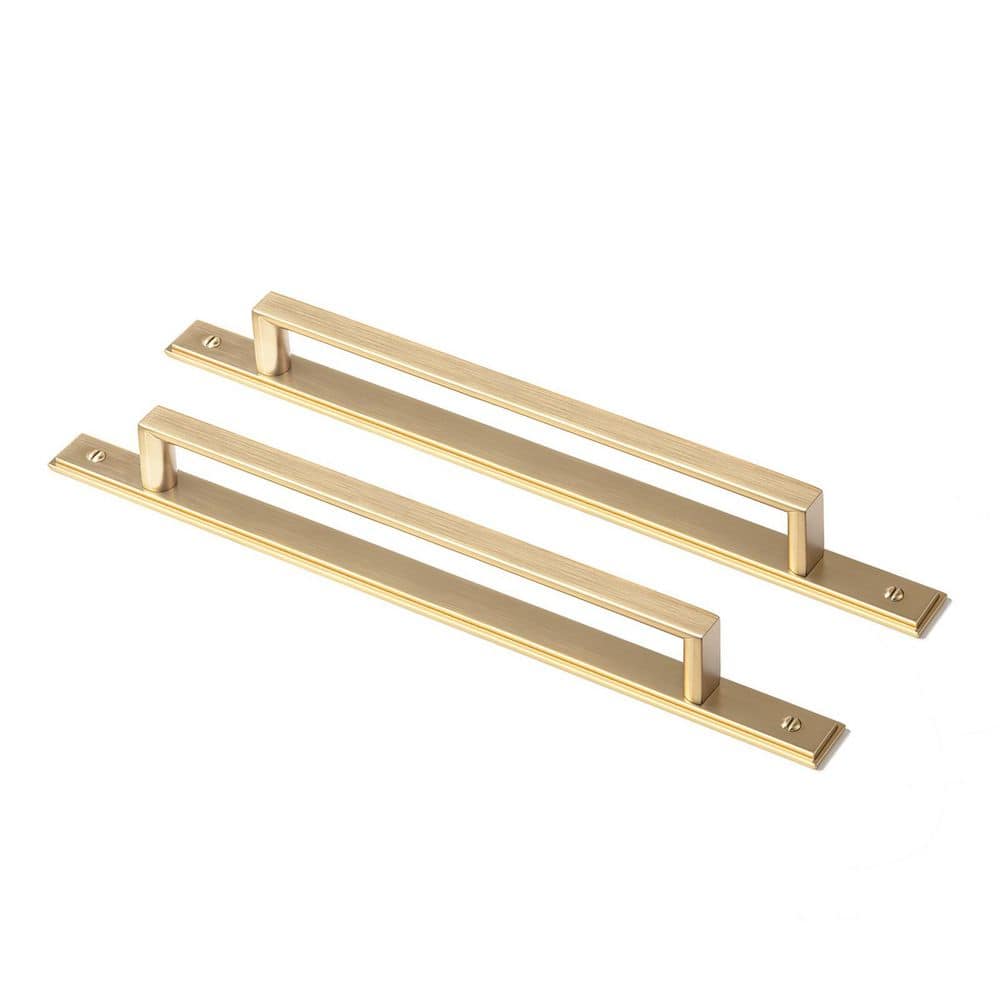 2-Pack 7-9/16 in. (192mm) Champagne Bronze Zinc Alloy Cabinet Pull with Sleek Elongated Backplate Drawer Bar Pull price history on PriceWatchPro
