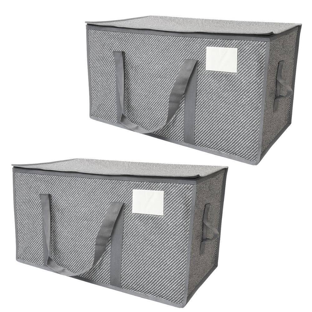 26 Gal. Heavy-Duty Moving and Storage Bag Gray Polypropylene (2-Pack) price history on PriceWatchPro