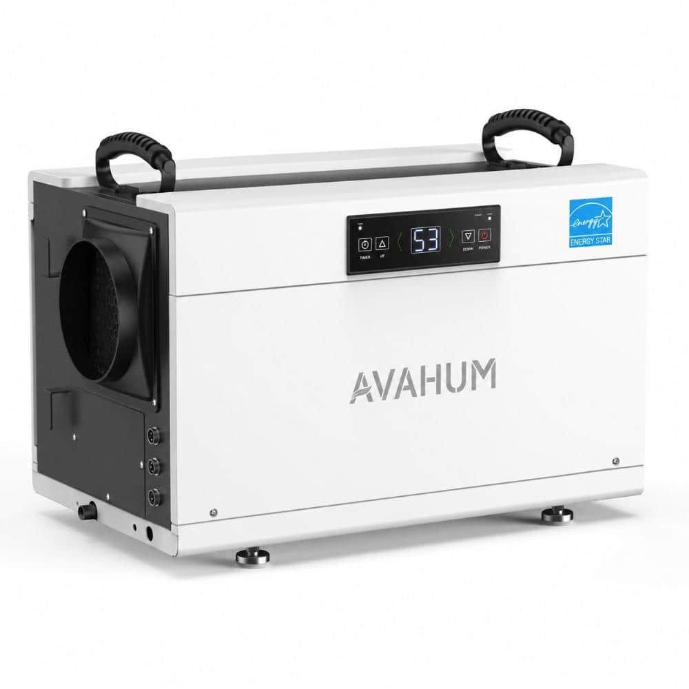 155 pt. 6000 sq.ft. Energy Star Crawl Space Dehumidifier in White with Drain Hose, Automatic Defrost, Timer price history on PriceWatchPro