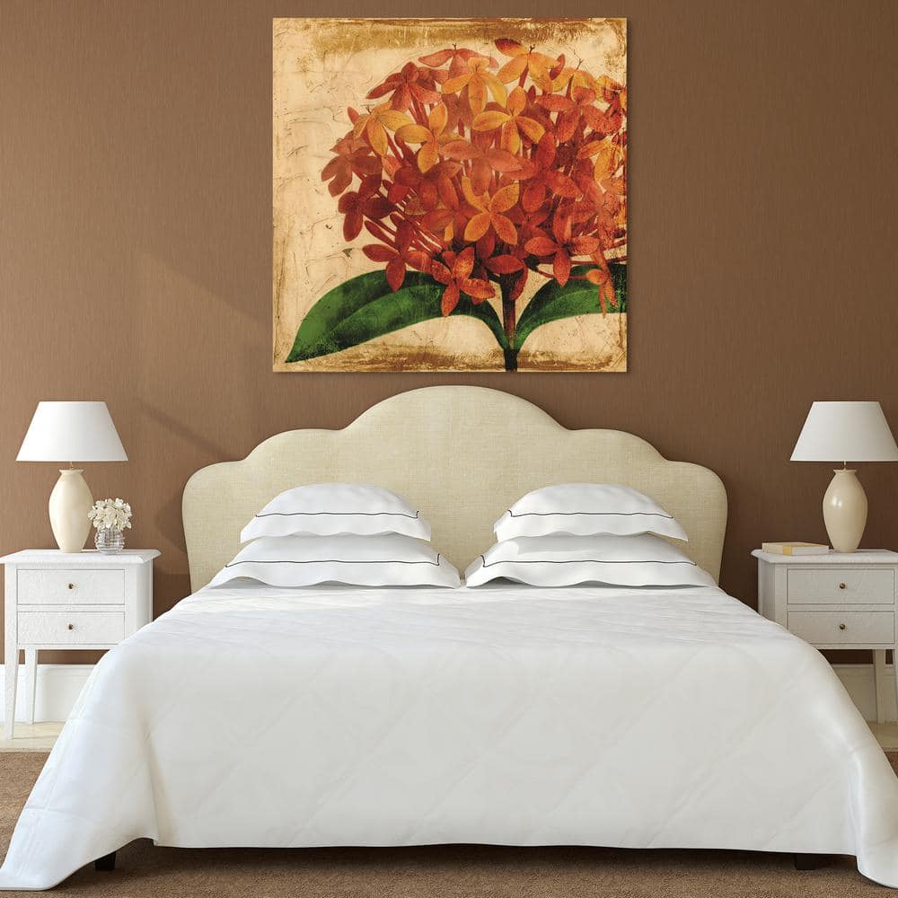 Empire Art Direct Vibrant Antique Hydrangea Frameless Free Floating Tempered Glass Panel Graphic Art Wall Art, Multi Color -  TMP-65393-4040