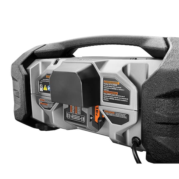 RIDGID - 18V Cordless Bluetooth Charging Radio (Tool Only)