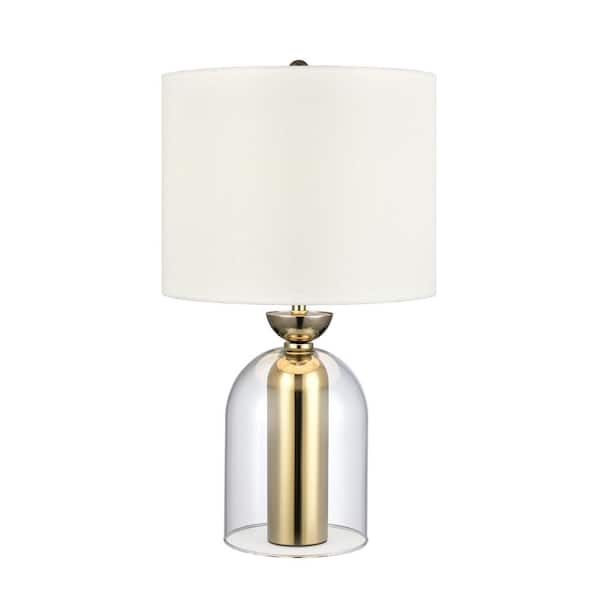 Titan Lighting Smithfield 21 in. Clear Table Lamp