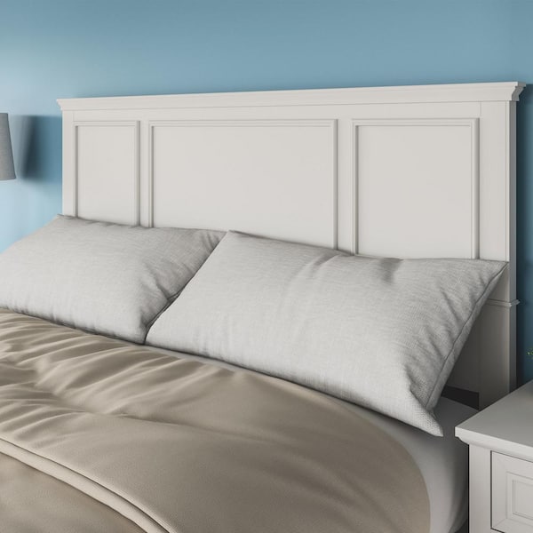 Naples White Queen Headboard