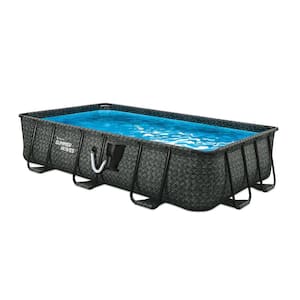 13 ft. x 7 ft. x 39.5 in. Above Ground Rectangle Frame Swimming Pool Set
