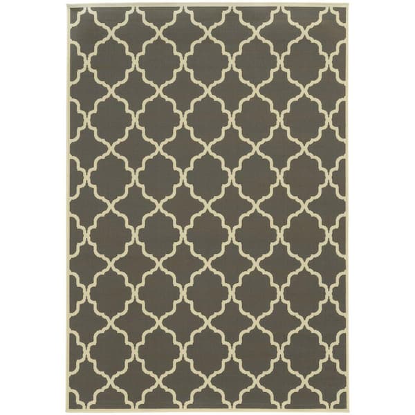 Home Decorators Collection Newport Dark Grey 9 ft. x 13 ft. Area Rug