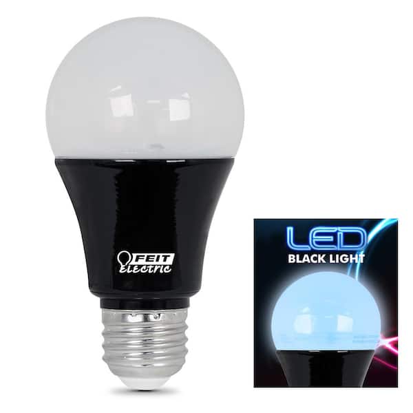 Feit Electric 9-Watt Black Light A19 Medium E26 Base LED Light Bulb (1-Bulb)