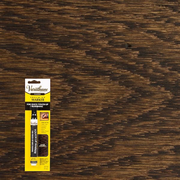 Varathane .33 oz. Dark Walnut Wood Stain Furniture & Floor Touch-Up Marker  340253 - The Home Depot