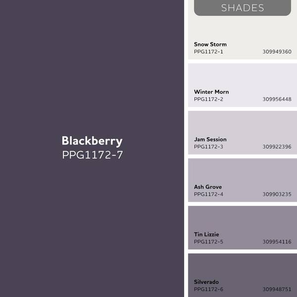 Glidden Premium 1 gal. PPG1172-7 Blackberry Flat Interior Latex