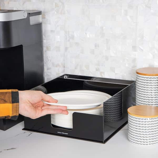 I bet you didnt know this existed!? Paper plate dispenser to organize , paper  plate dispenser