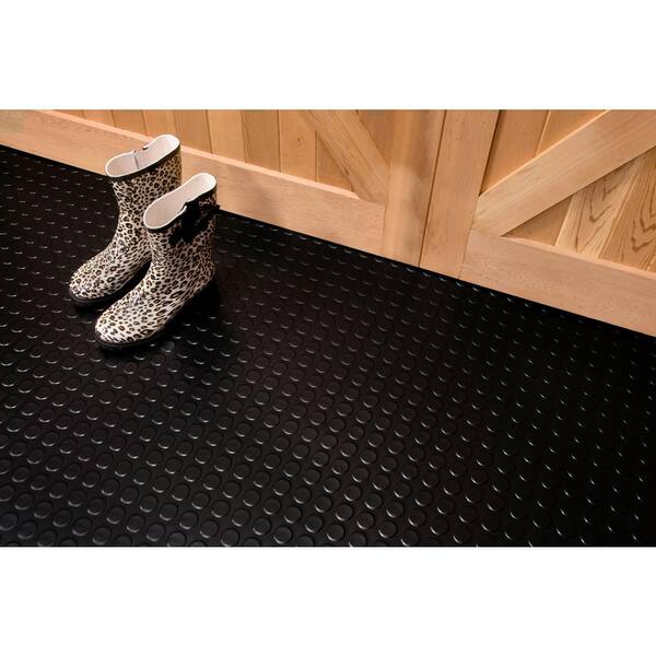 Trailer Flooring Slate Grey Small Coin Commercial Vinyl Sheet Flooring (8.5  ft. W x 15 ft. L)