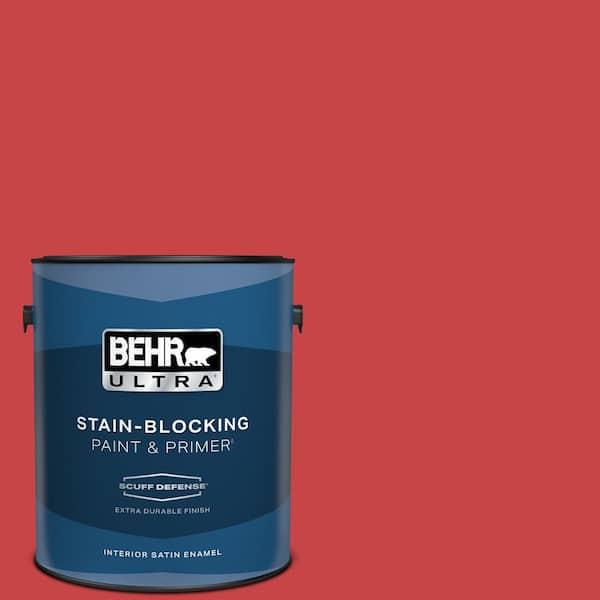 BEHR ULTRA 1 gal. #P150-6 Whip Lash Extra Durable Satin Enamel Interior Paint & Primer