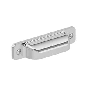 Torino Collection 3-3/4 in. (96 mm) Center-to-Center Chrome Transitional Drawer Pull