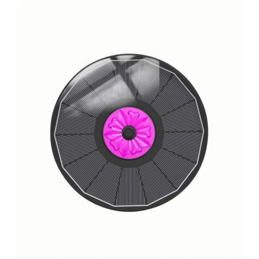 Solar Spitter Bird Bath Fountains with Rosy Flower Upgraded 100% Glass Panel and 7-Nozzles Black price history on PriceWatchPro