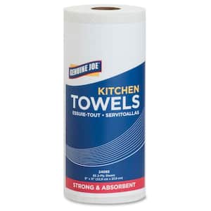 White Perforated Roll Towels 2-Ply (30 per Carton, 85 Sheets per Carton)